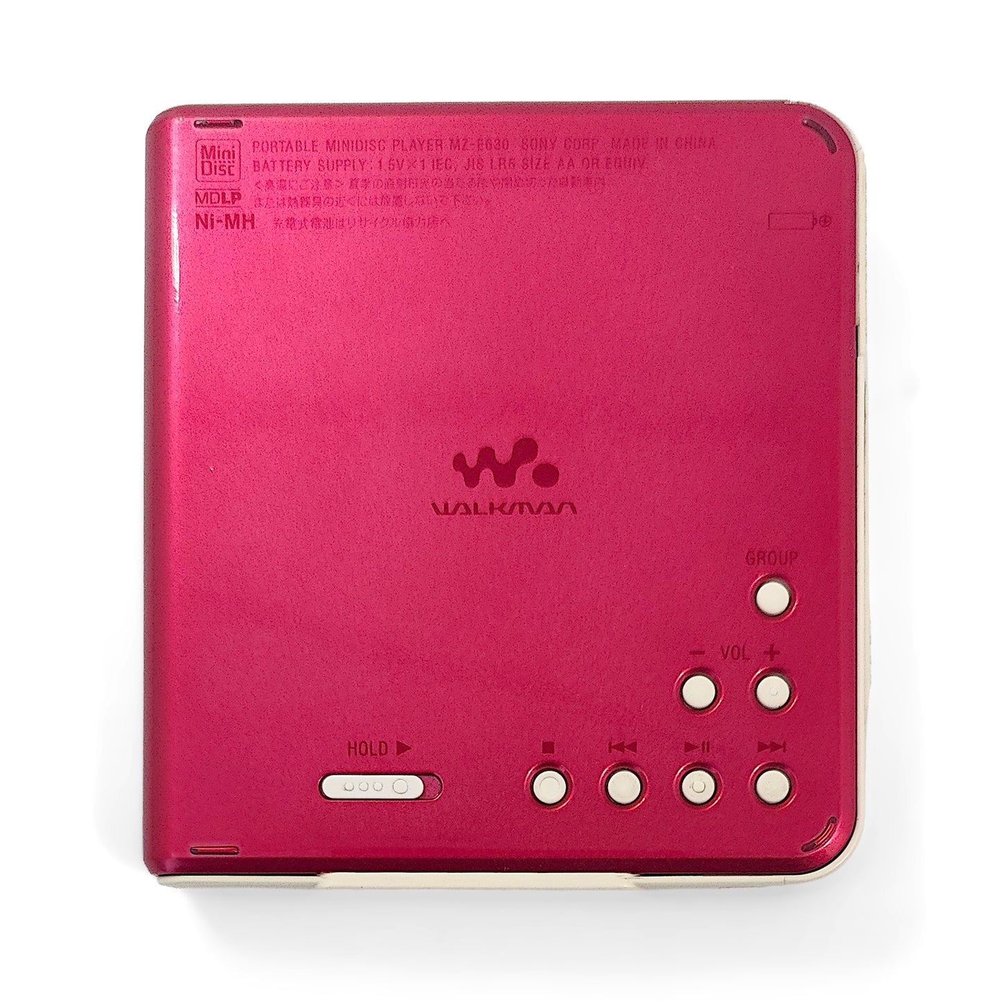Sony MZ-E630 MiniDisc Player Bundle