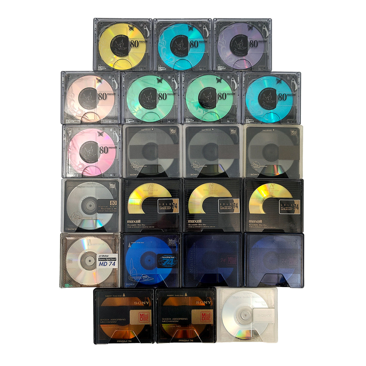 Sony / Maxell / Victor MiniDisc 40 Pack