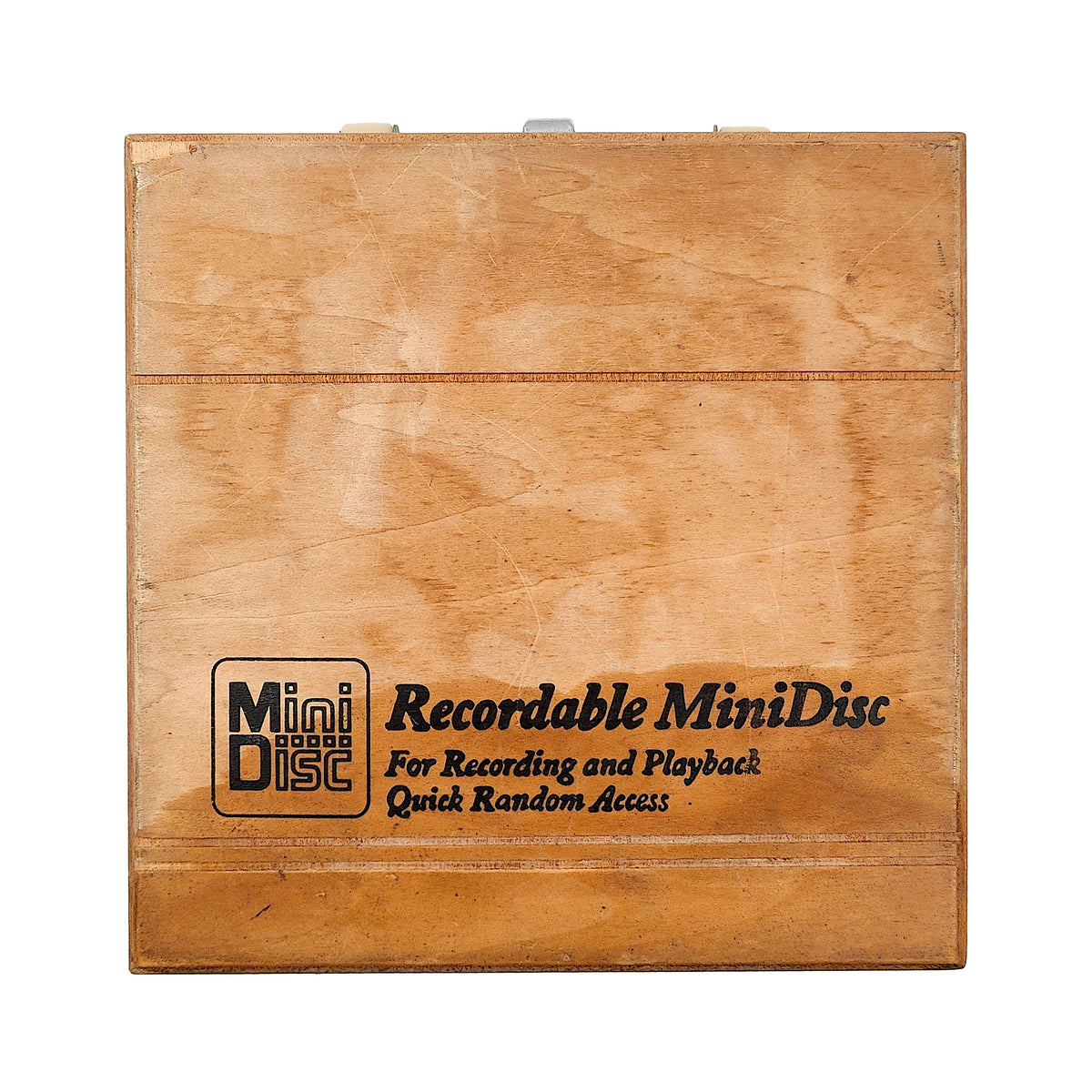 Wooden MiniDisc Storage Case
