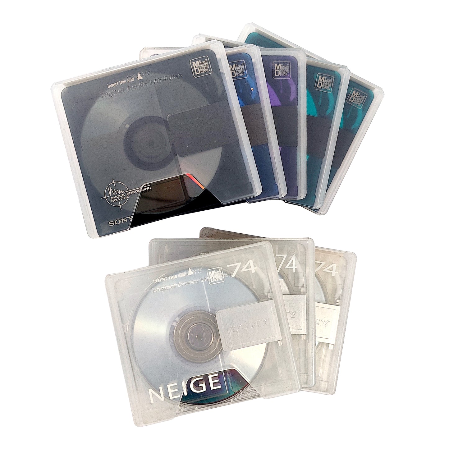 Sony Neige & Color Collection MiniDisc 8 Pack