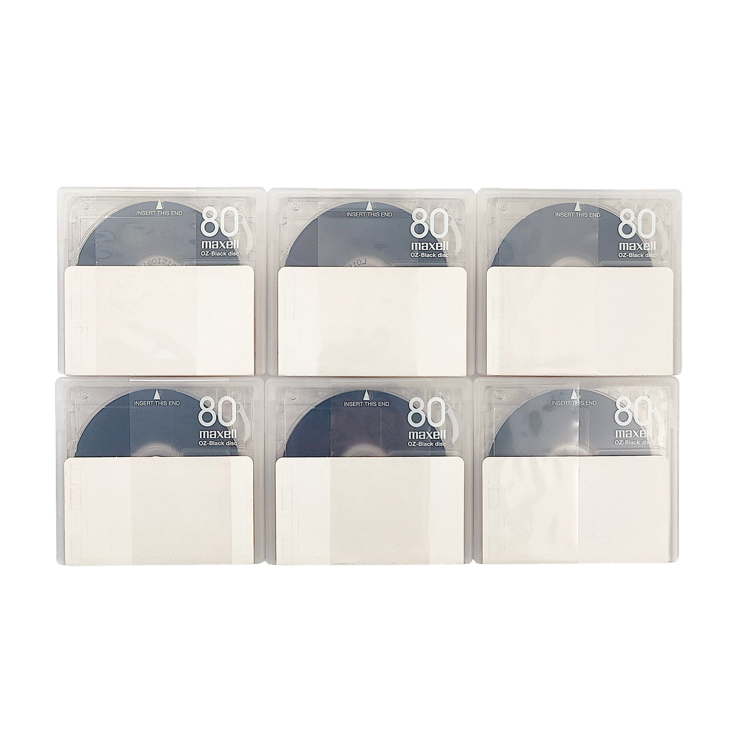 Maxell Obsessive Zeal 80 Minute MiniDisc 6 Pack