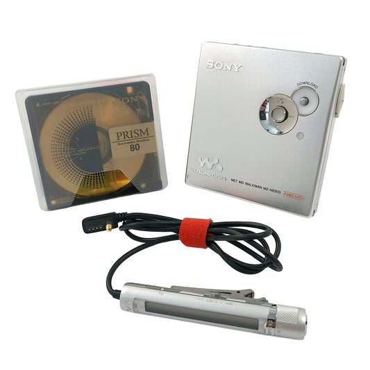 Sony MZ-NE810 MiniDisc Player Bundle