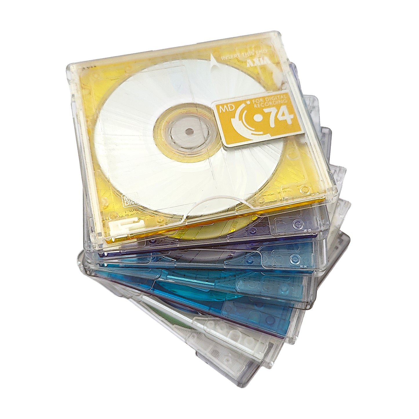 Various Brand 74 Minute MiniDisc 7 Pack