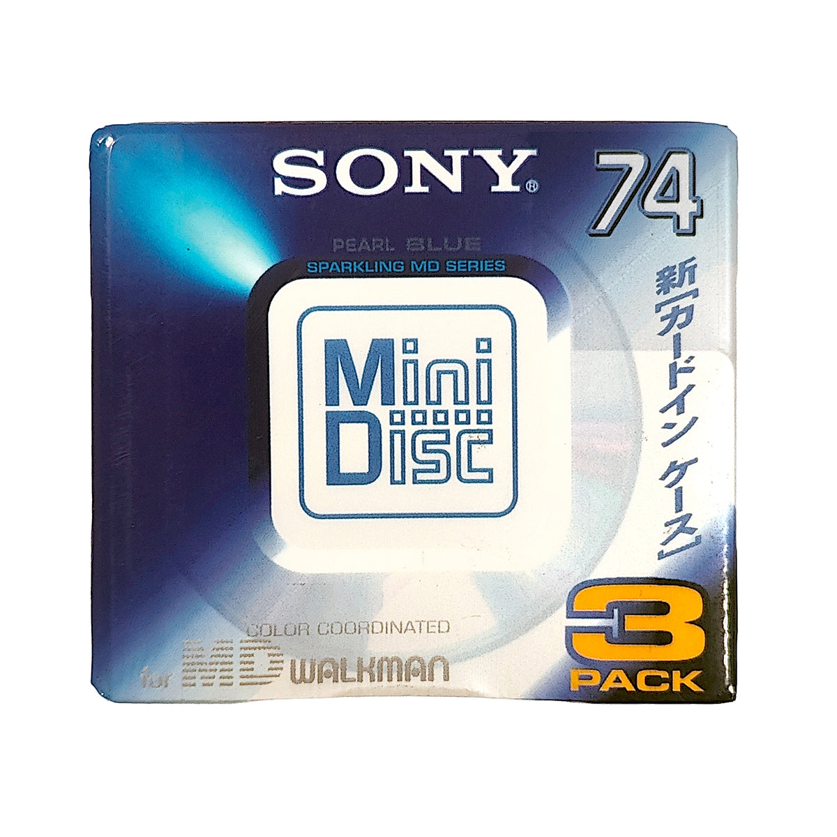 Sony Sparkling MD 74 Minute MiniDisc 3 Pack