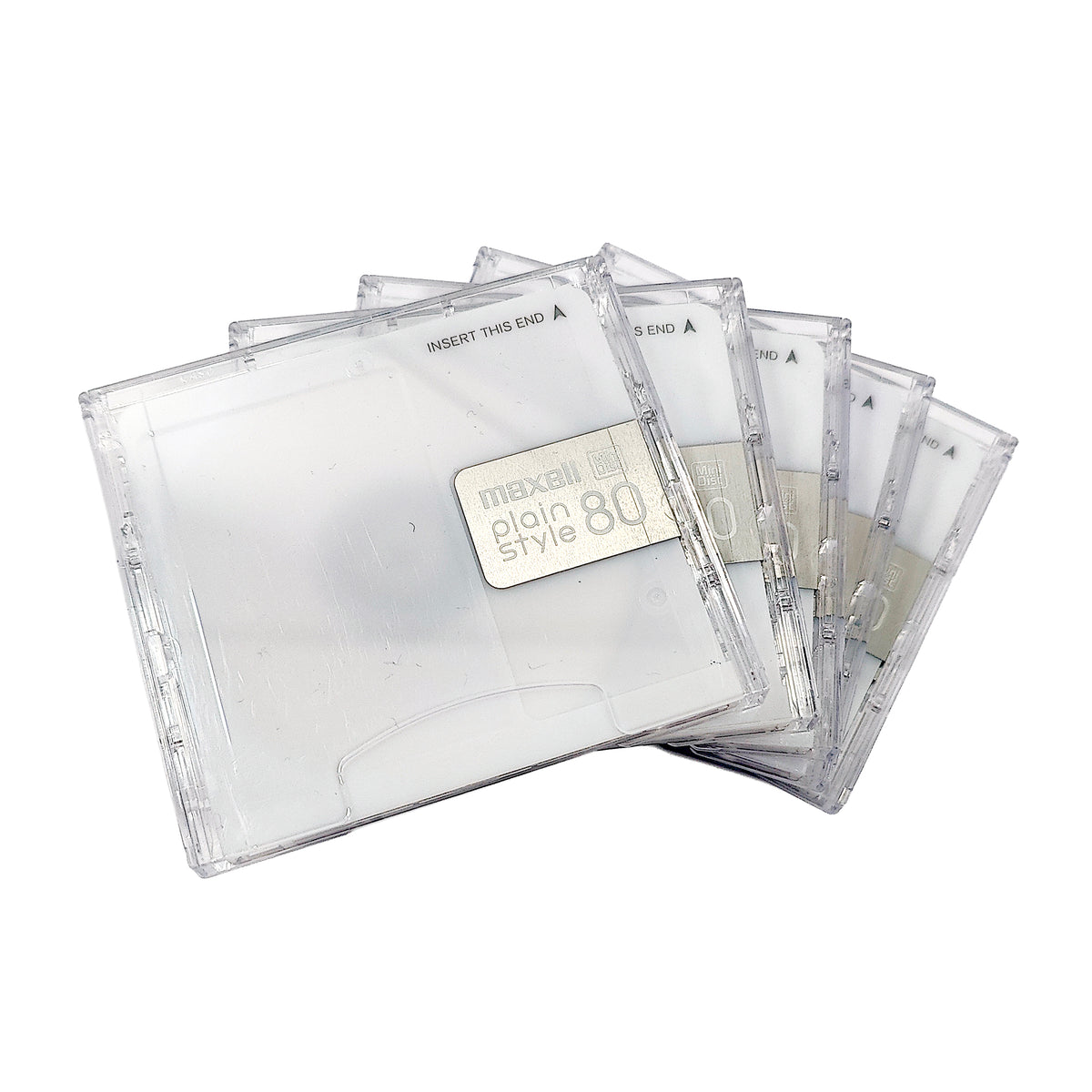 Maxell Plain Style 80 Minute MiniDisc 5 Pack