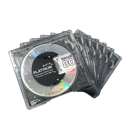 Maxell Pure Platinum 80 Minute MiniDisc 7 Pack