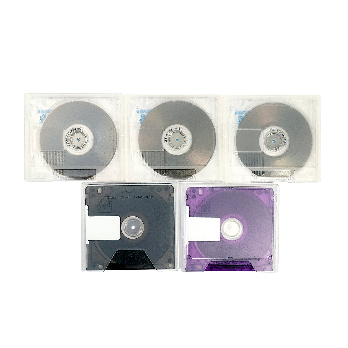 Maxell & Sony 80 Minute MiniDisc 5 Pack