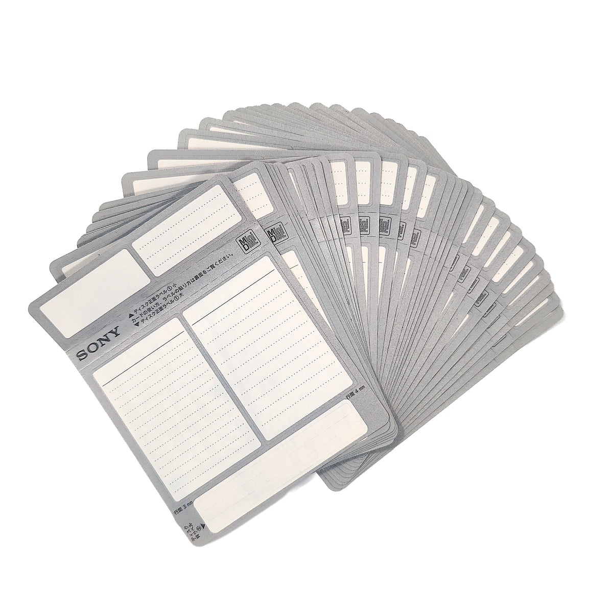 Sony MiniDisc Label Set