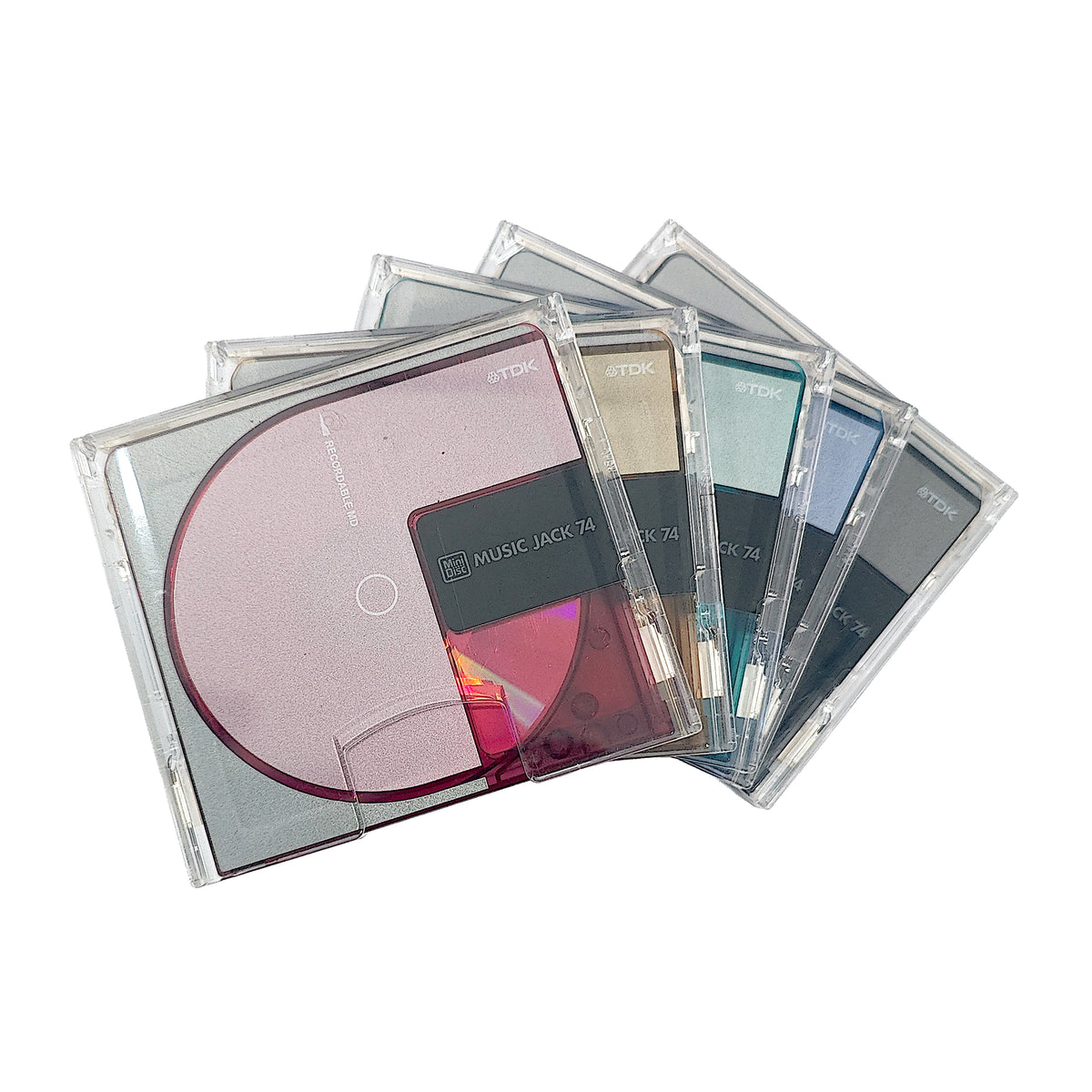 TDK Music Jack Turbo 74 Minute MiniDisc 5 Pack