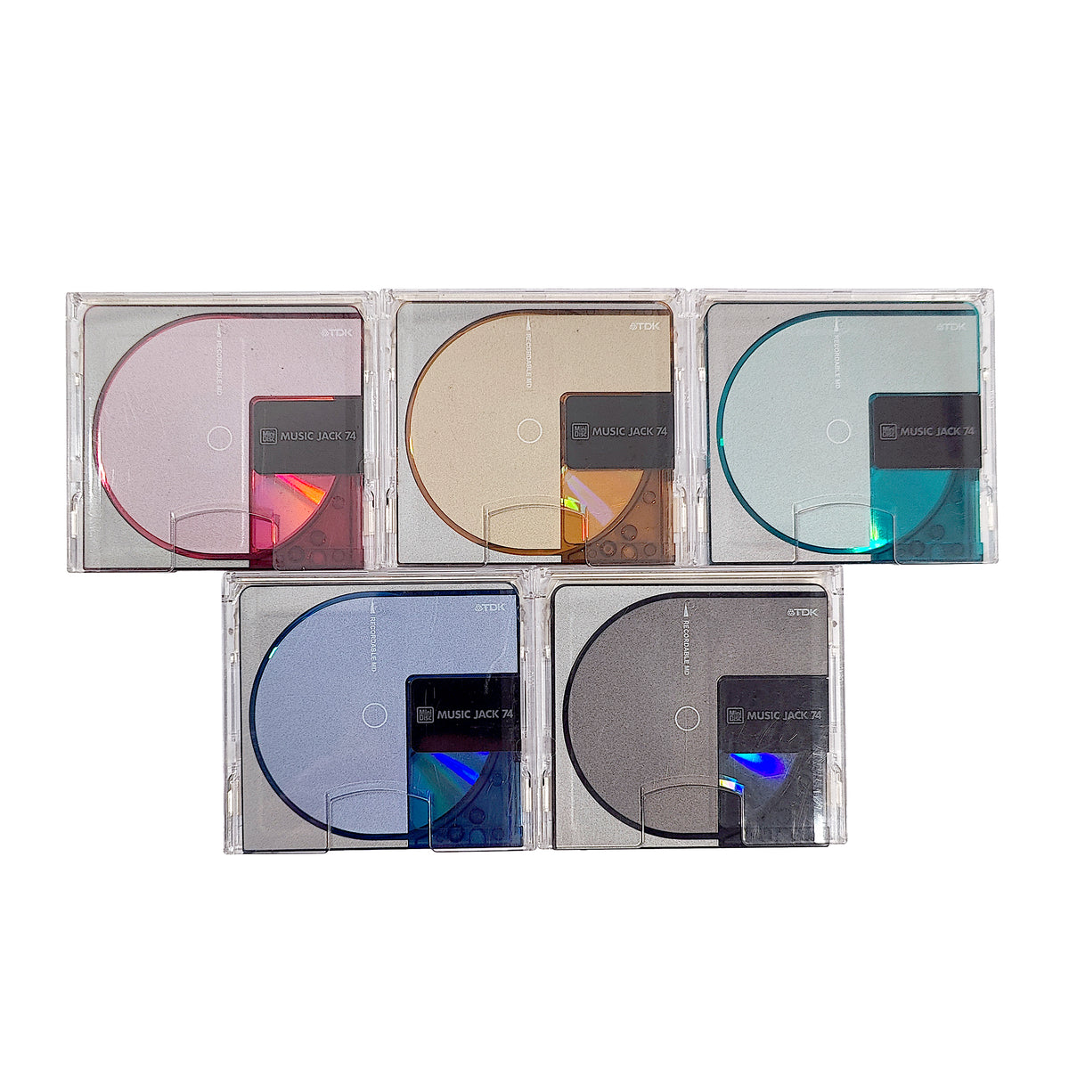 TDK Music Jack Turbo 74 Minute MiniDisc 5 Pack