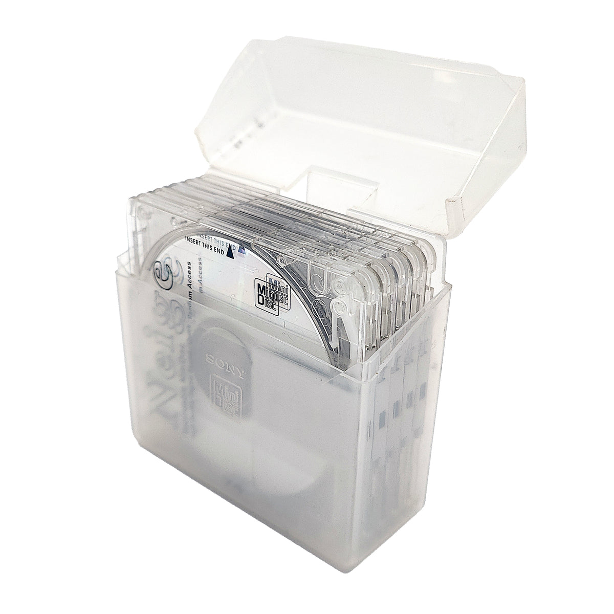 Sony Neige 74 Minute MiniDisc 5 Pack + Sony Case