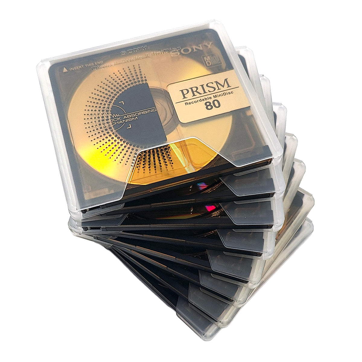 Sony Prism 74 & 80 Minute MiniDisc 8 Pack