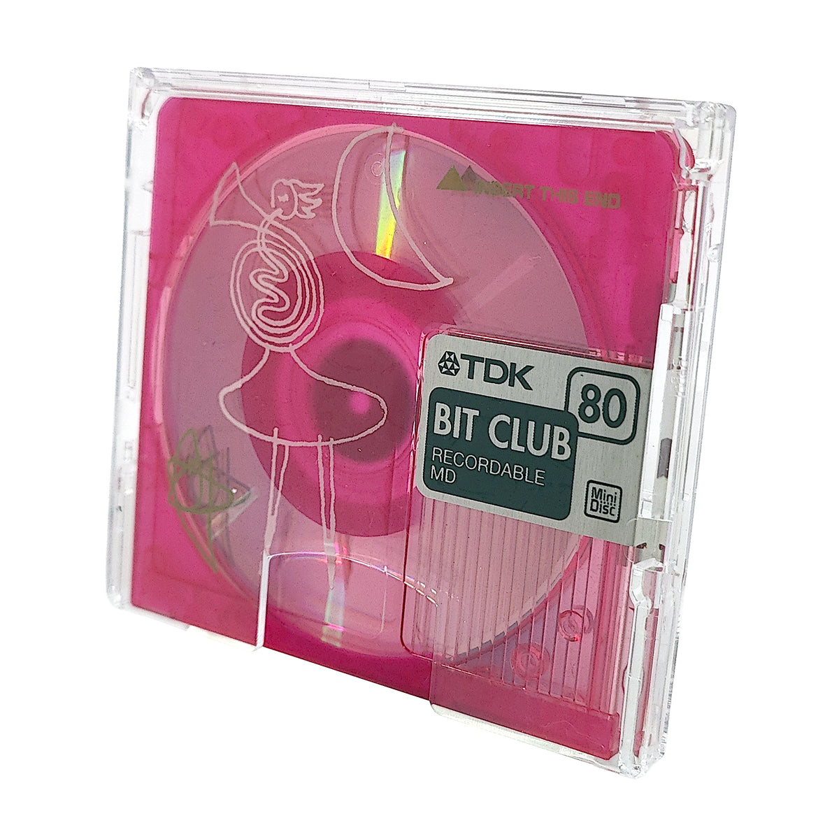 TDK Bit Club Bit Girl 80 Minute MiniDisc