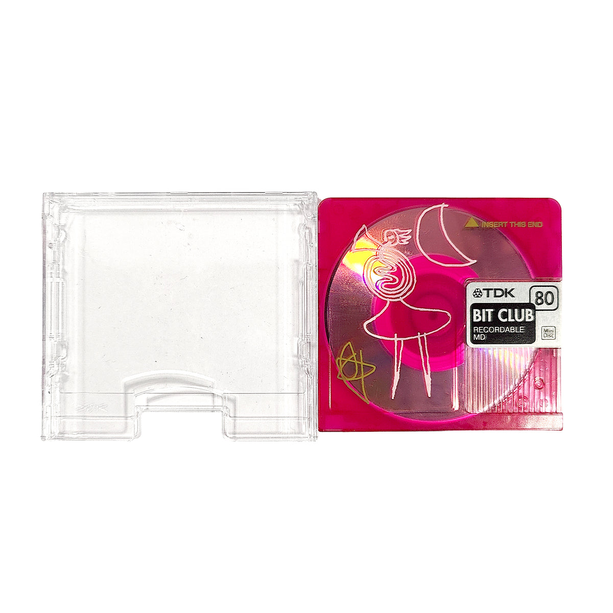 TDK Bit Club Bit Girl 80 Minute MiniDisc
