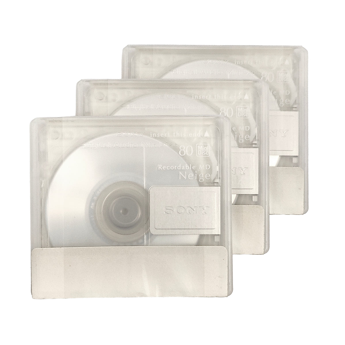 Sony Neige 80 Minute MiniDisc 3 Pack