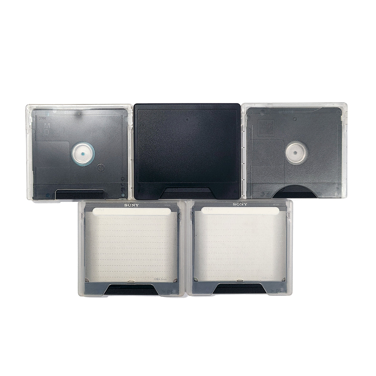 Sony Color Collection 74 & 80 Minute MiniDisc 5 Pack