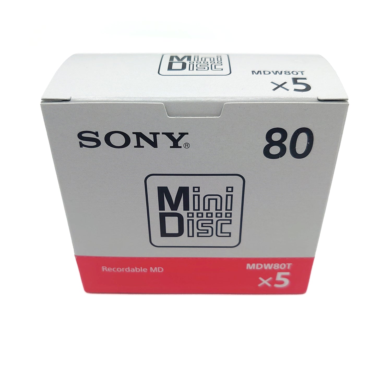 Sony MDW80T 80 Minute MiniDisc 5 Pack