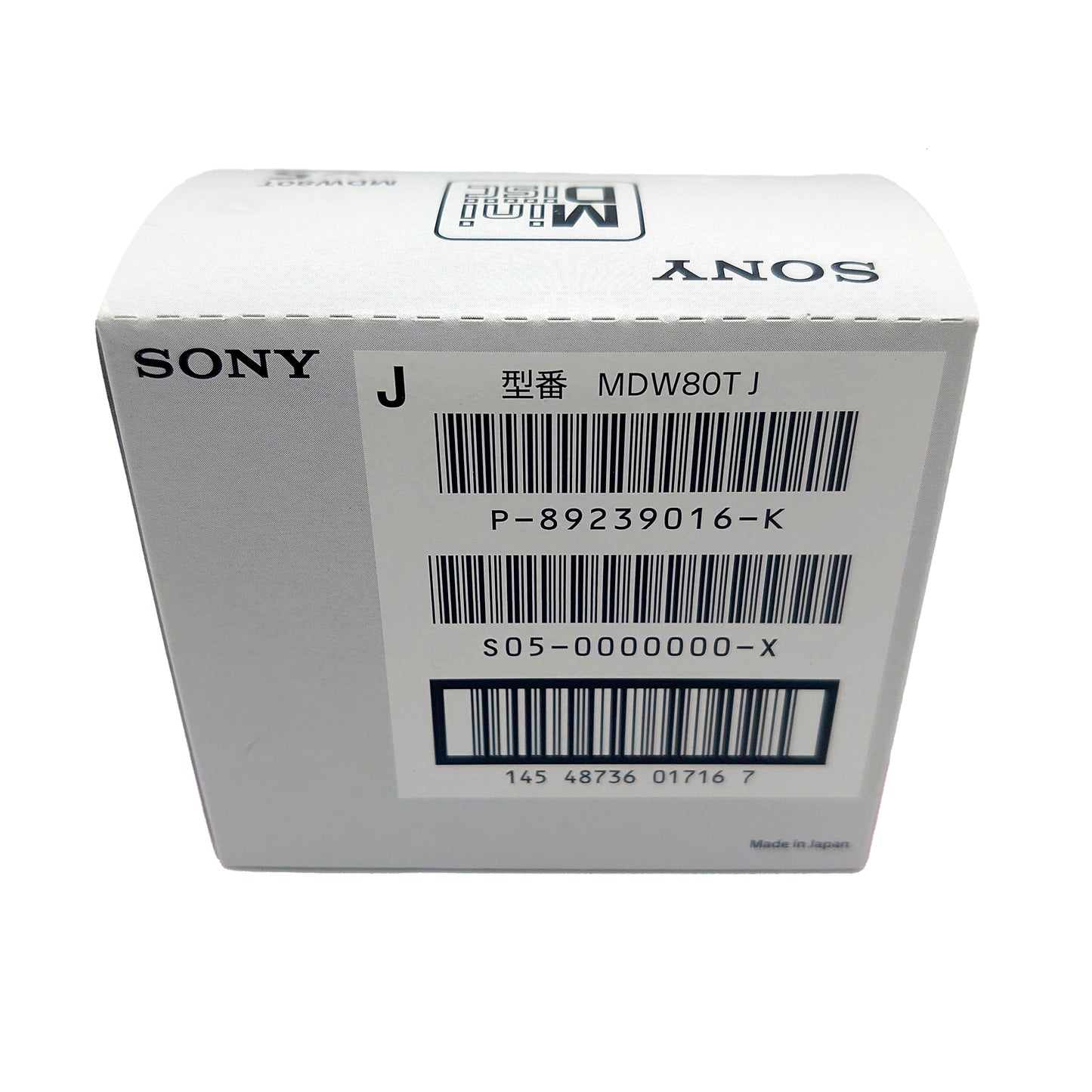 Sony MDW80T 80 Minute MiniDisc 5 Pack