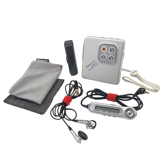 Panasonic SJ-MJ10 MiniDisc Walkman Bundle