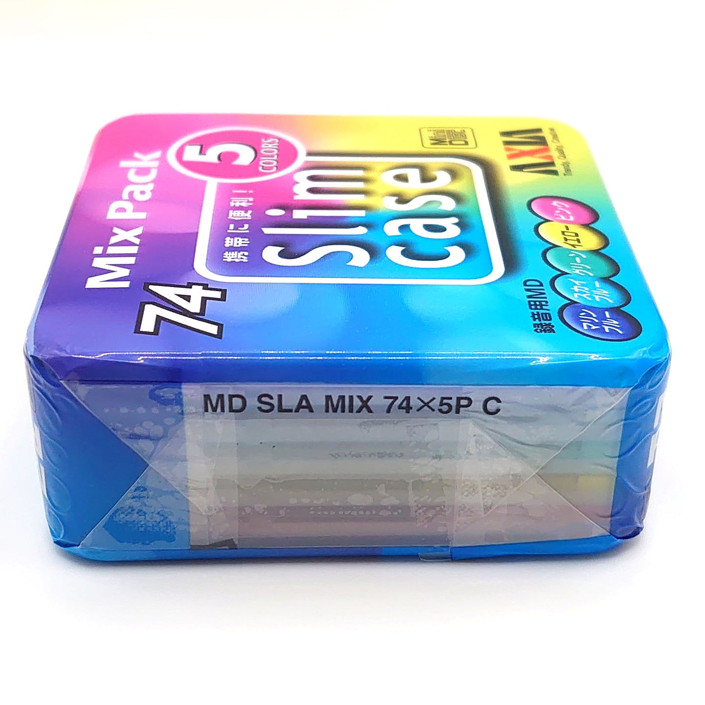 AXIA SlimCase 74 Minute MiniDisc 5 Pack