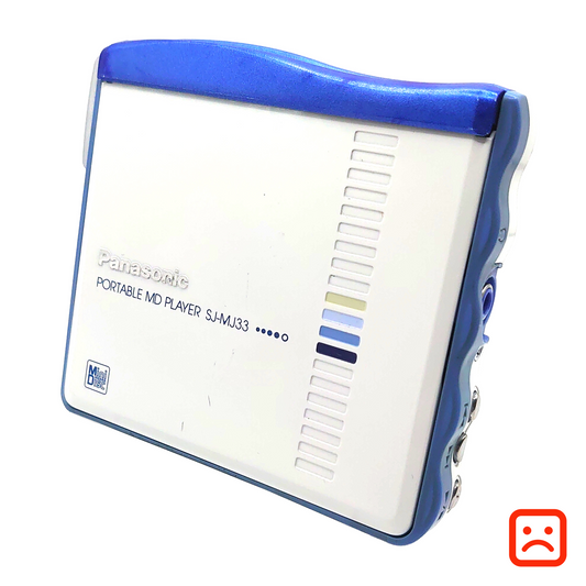 Panasonic SJ-MJ33 MiniDisc Player