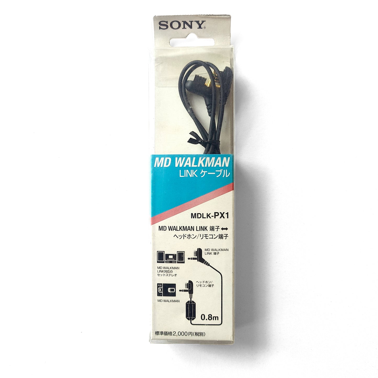 Sony MDLK-PX1 0.8m MD Walkman Link cable