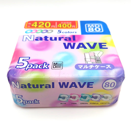 Saehan Natural Wave 80 Minute MiniDisc 5 Pack