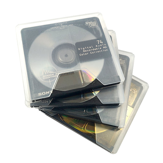 Sony Color Collection & Prism 74 Minute MiniDisc 4 Pack