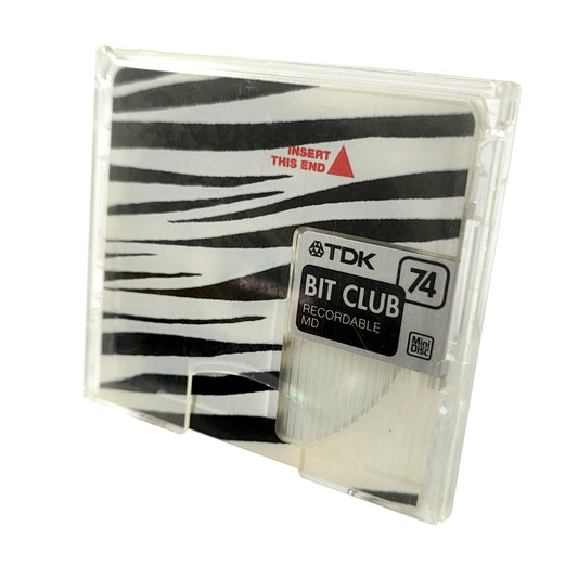 TDK Bit Zebra 74 Minute MiniDisc