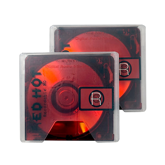 Sony Red Hot Utada Hikaru Ltd Edition 80 Minute MiniDisc 2 Pack