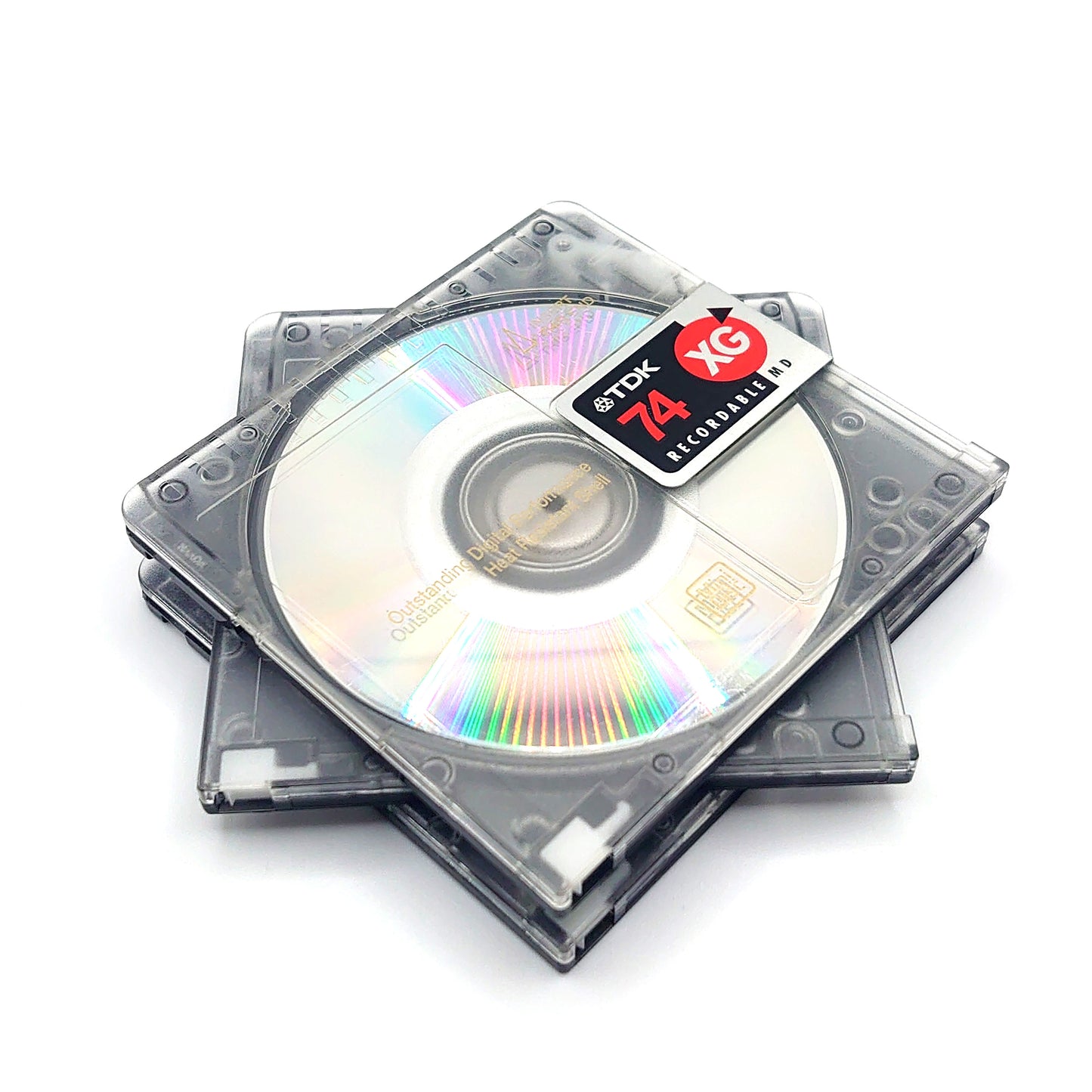 TDK XG 74 Minute MiniDiscs 3 Pack