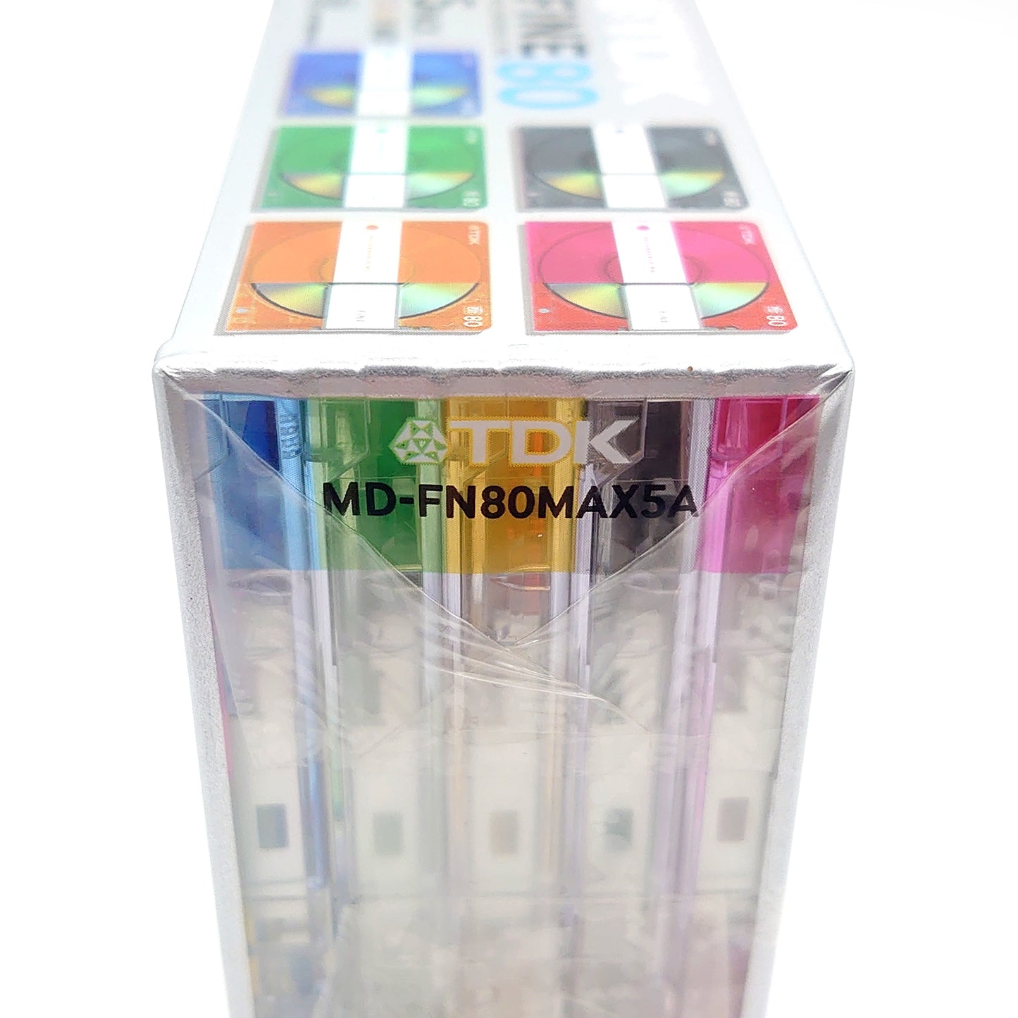 TDK FiNE Color Mix 80 Minute MiniDisc 5 Pack