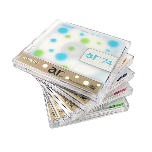 Victor Sweets Color AR 74 Minute MiniDisc 5 Pack