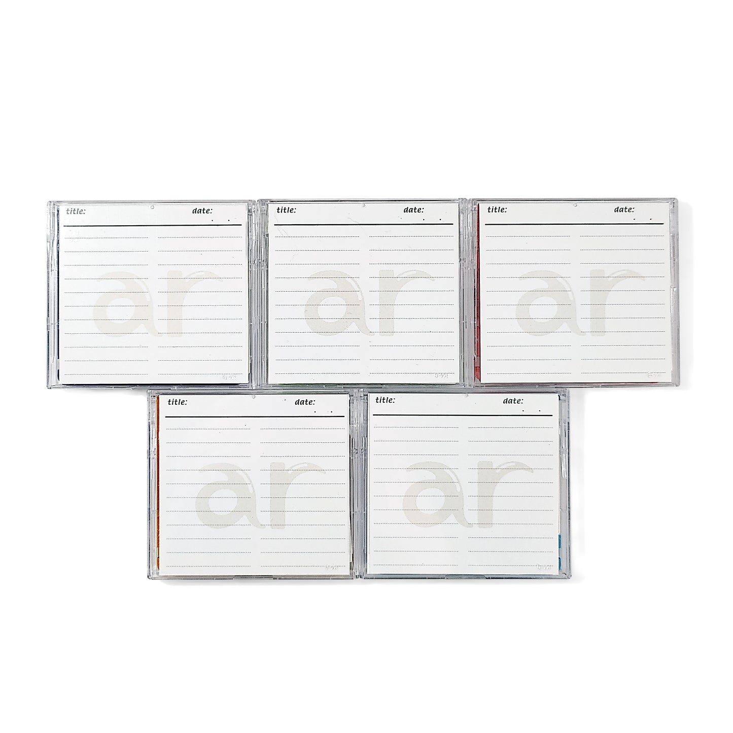 Victor Sweets Color AR 74 Minute MiniDisc 5 Pack