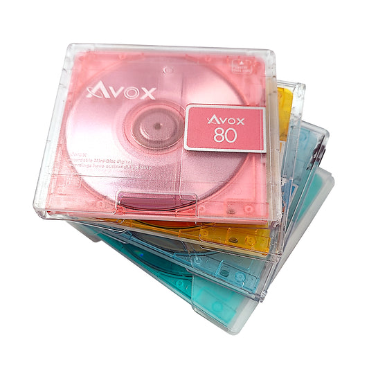 Avox 80 Minute MiniDisc 4 Pack