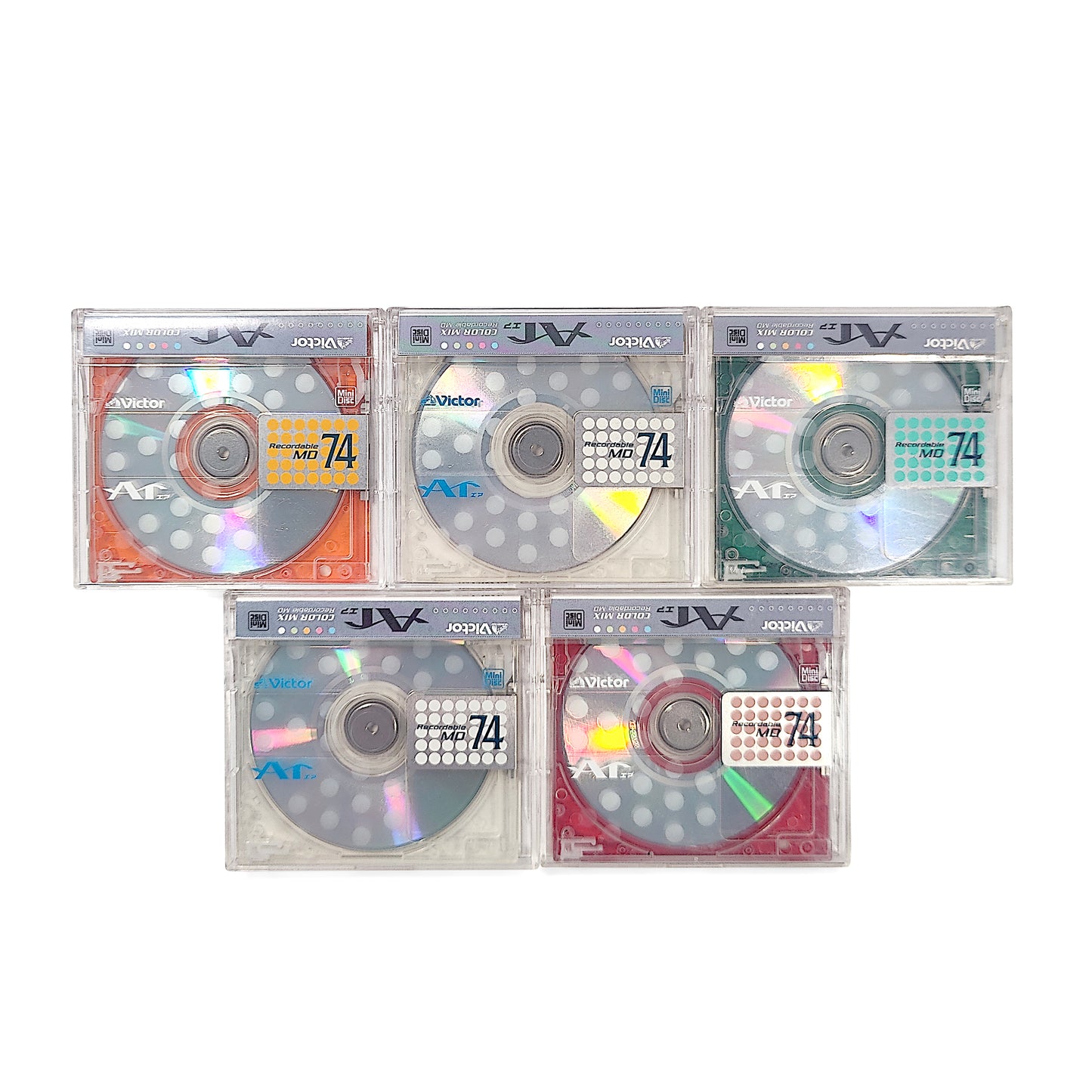 Victor AR 74 Minute MiniDisc 5 Pack