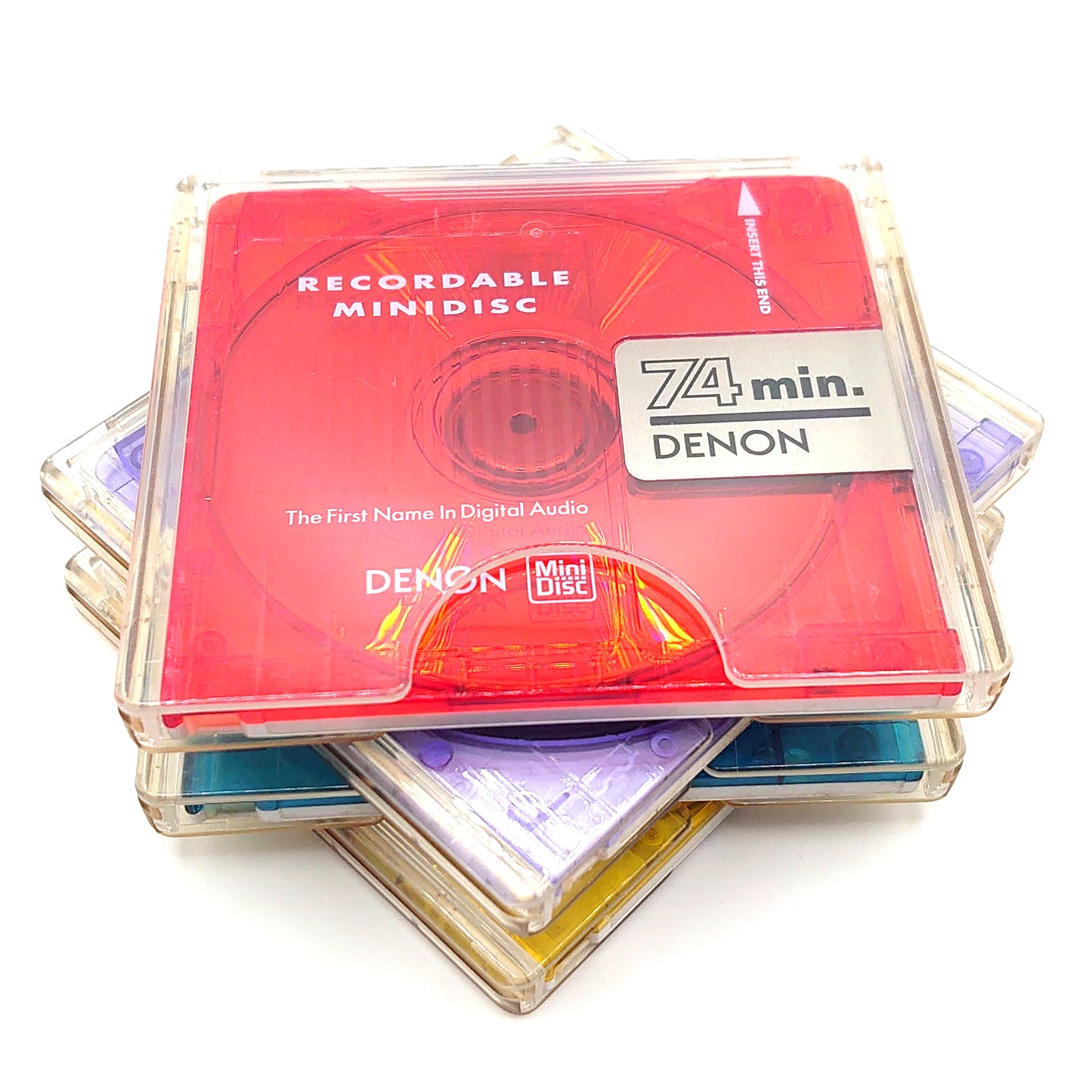 Denon 74 minute MiniDisc 4 Pack