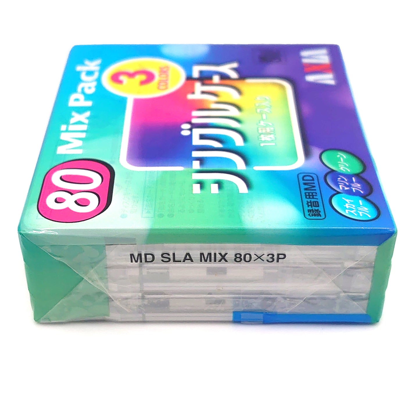 Axia Mix 80 Minute MiniDisc 3 Pack