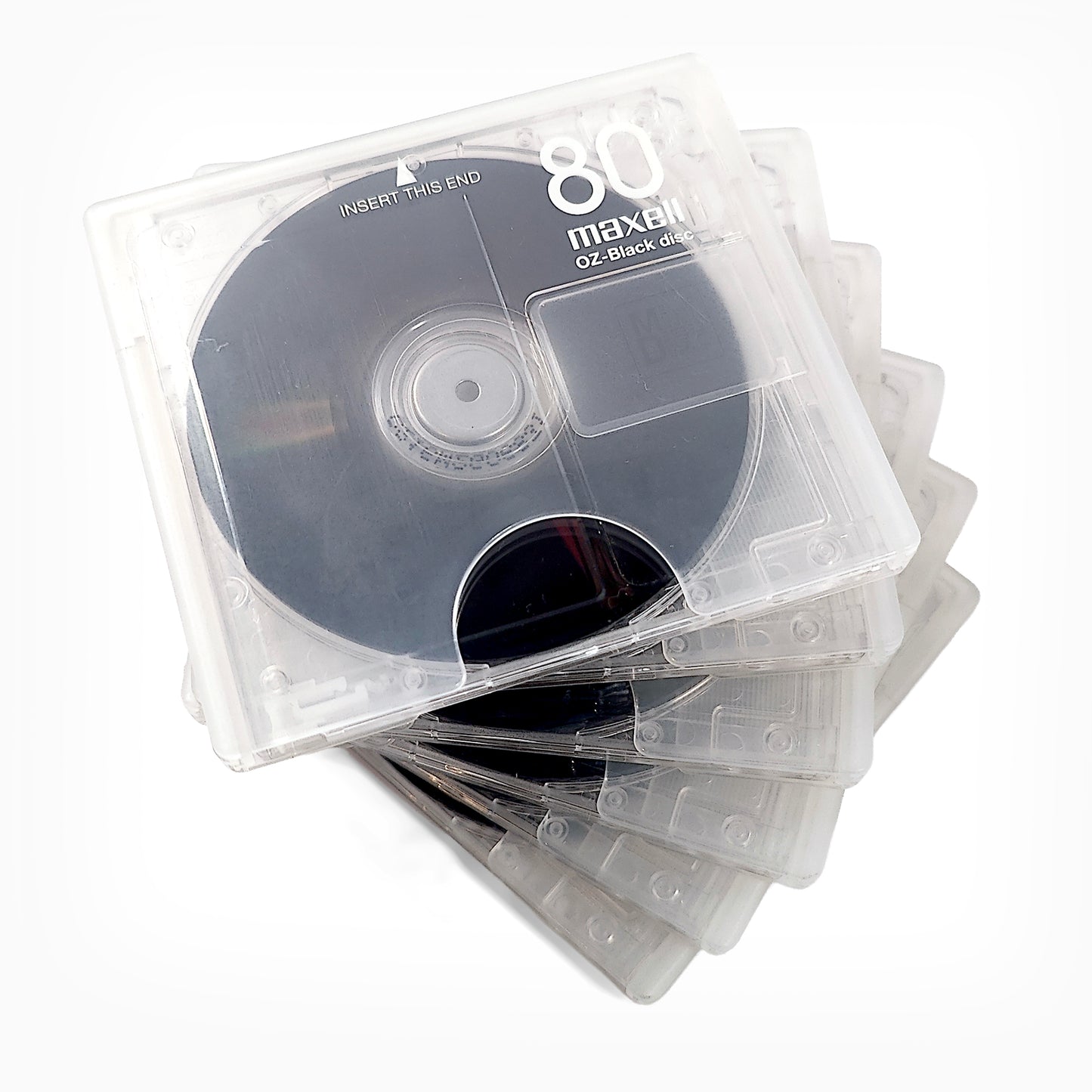 Maxell OZ 80 Minute MiniDisc 6 Pack