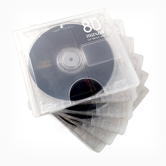 Maxell OZ 80 Minute MiniDisc 6 Pack