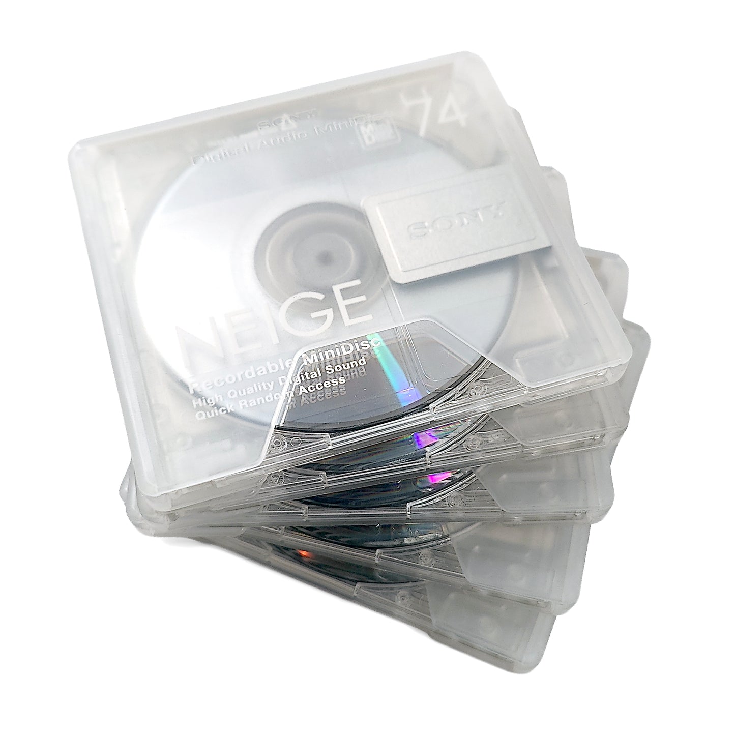 Sony Neige 74 Minute MiniDisc 5 Pack