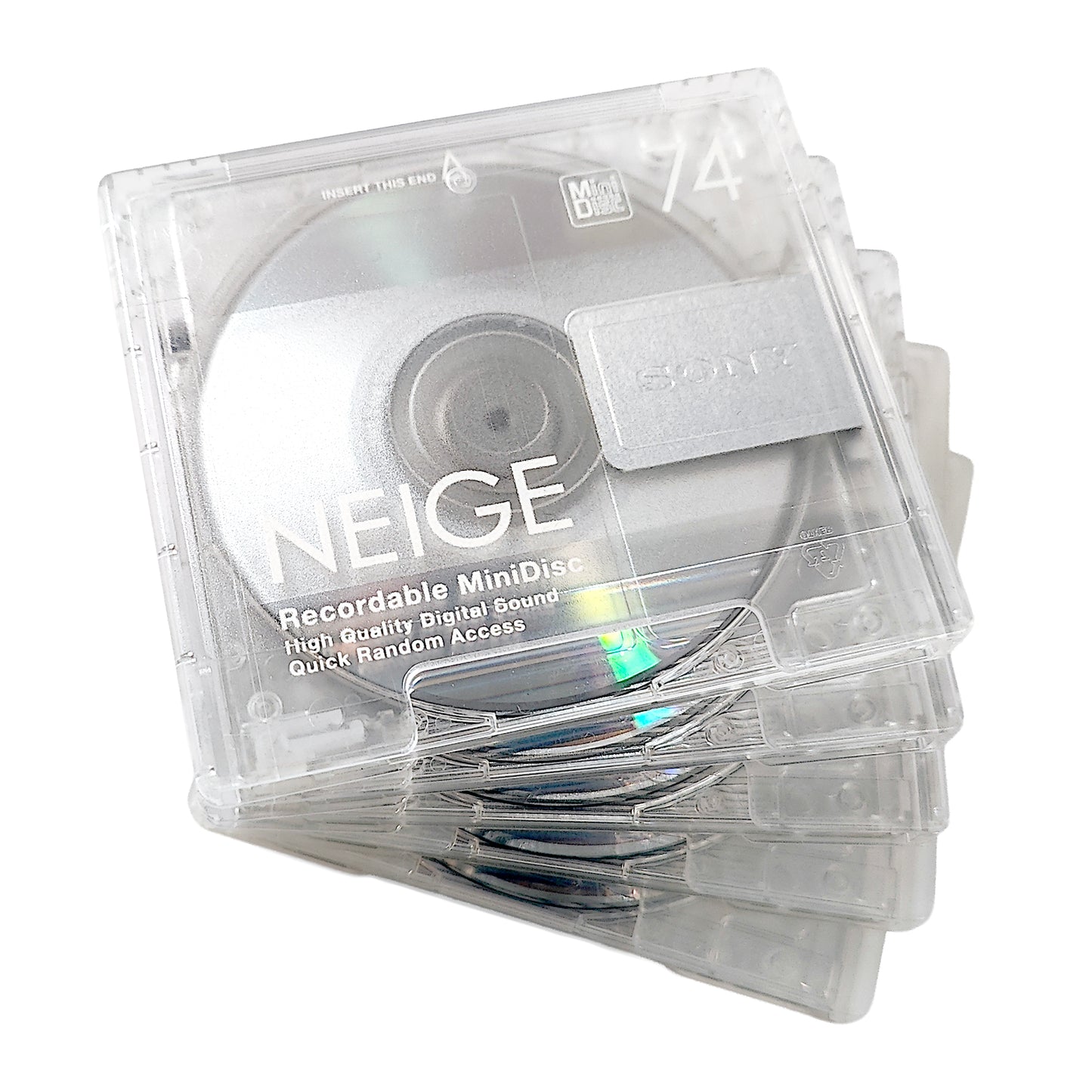 Sony Neige 74 Minute MiniDisc 5 Pack