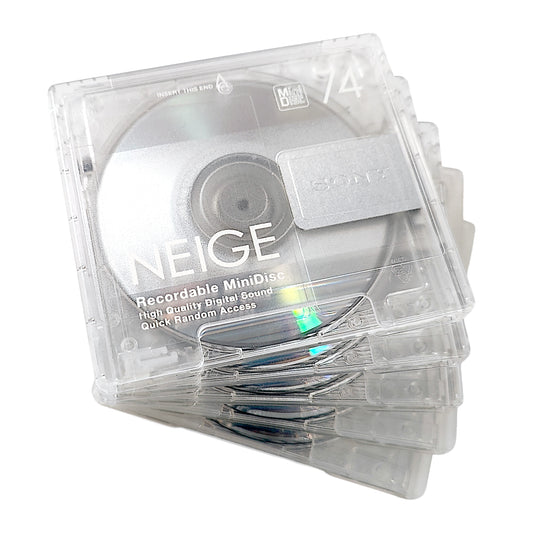 Sony Neige 74 Minute MiniDisc 5 Pack