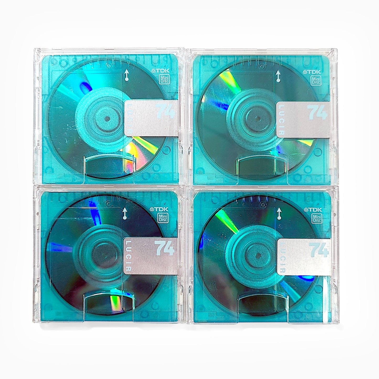 TDK Lucir 74 Minute MiniDisc 4 Pack