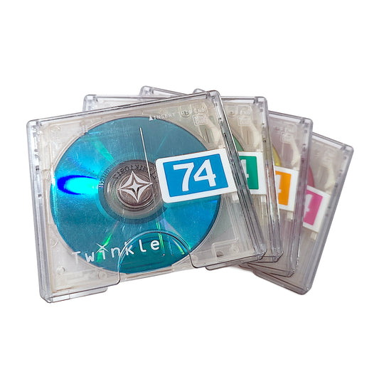 Maxell Twinkle 74 Minute MiniDisc 4 Pack