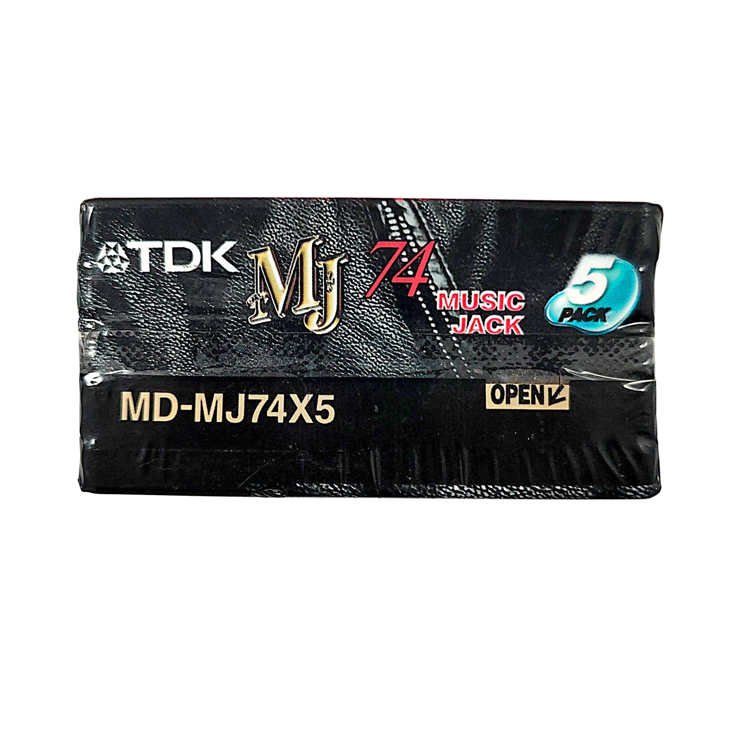 TDK Music Jack 74 Minute MiniDisc 5 Pack
