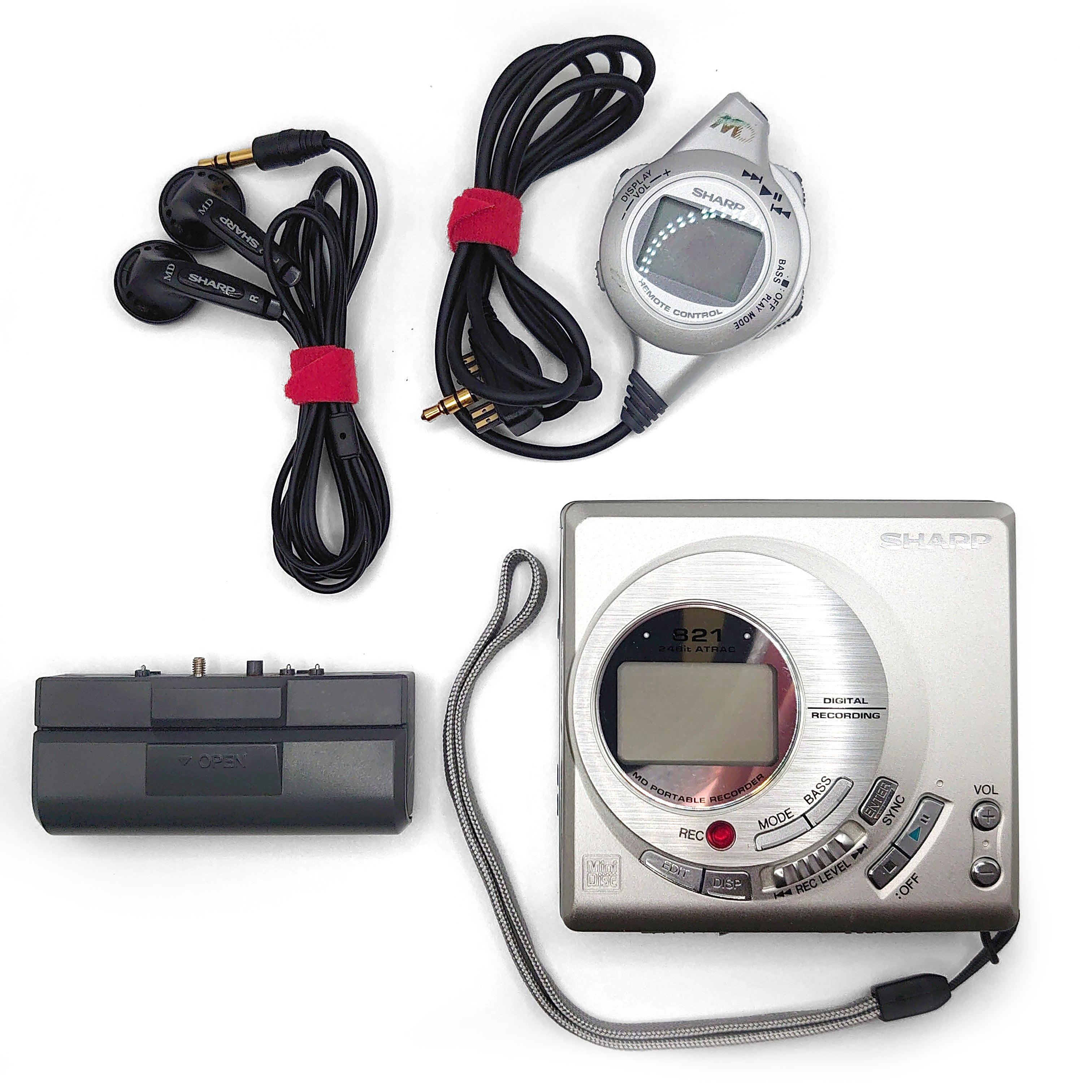 Sharp MD-MT821-S MiniDisc Recorder Bundle – Hallam & Price