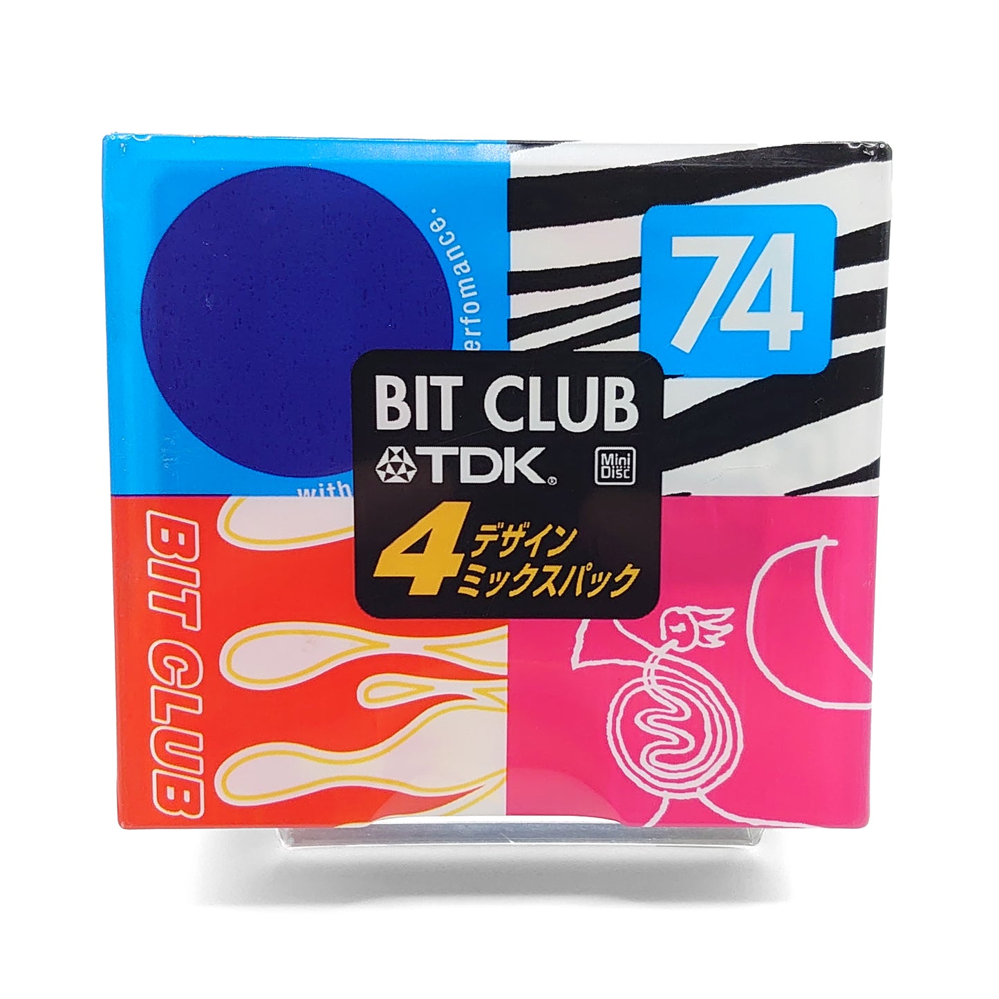 TDK Bit Club 74 Minute MiniDisc 4 Pack