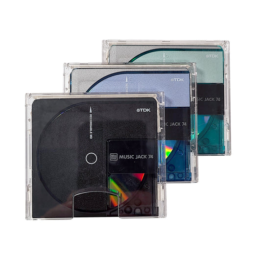 TDK Music Jack Turbo 74 Minute MiniDisc 3 Pack