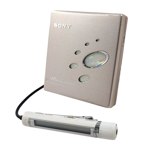 Sony MZ-E520 MiniDisc Player Bundle